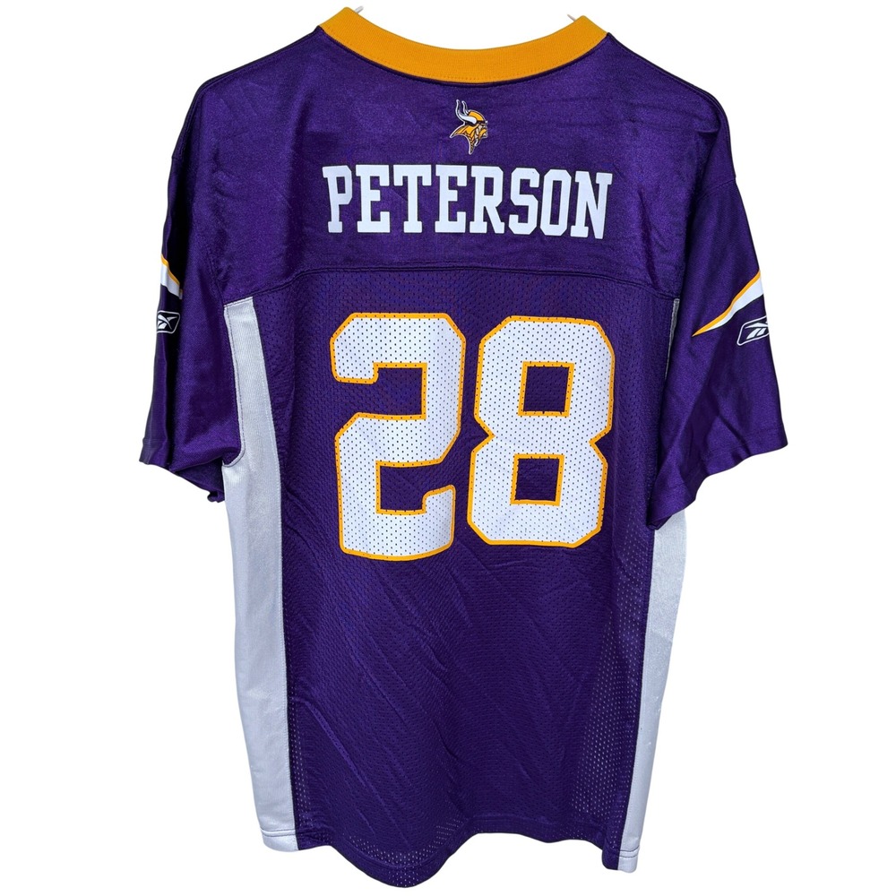 Reebok Adrian Peterson Minnesota Vikings Football Jersey Adult Small Youth XL